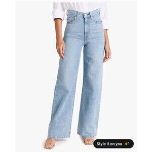 Levi's Light Blue Flare & Wide Leg Jeans